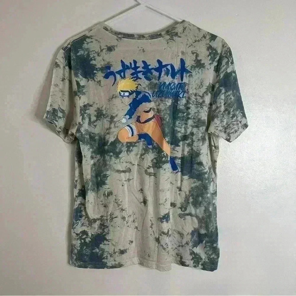 Naruto Shippuden Anime Masashi Kishimoto Tie Dyed T Shirt Size Medium Mens - Picture 4 of 7